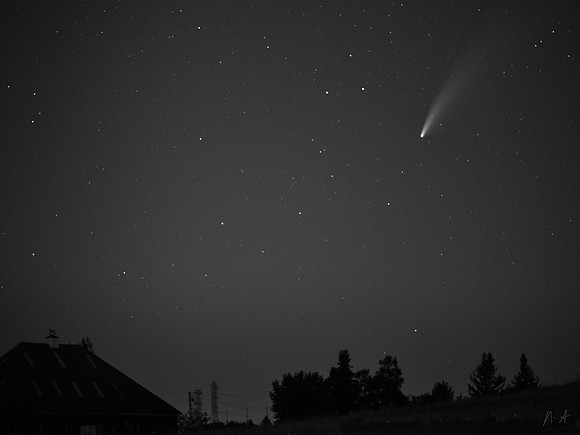NEOWISE Comet - 07-17-2020 Sacramento State Observatory, Placerville, CA