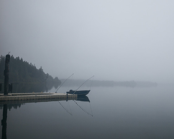 Boat on Lake Quinault, WA
