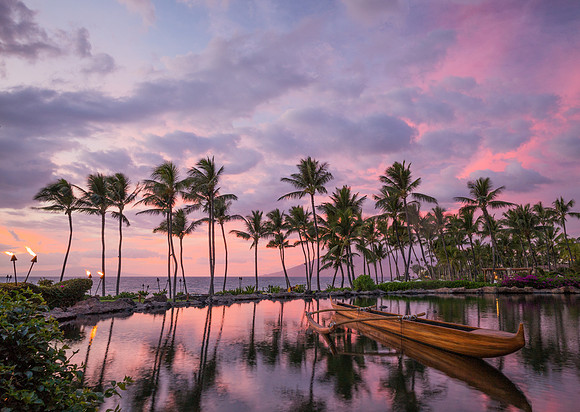Wailea Lagoon Sunset