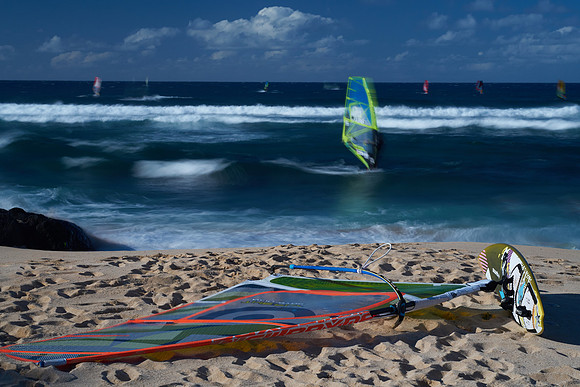 Wind Surfing Resting